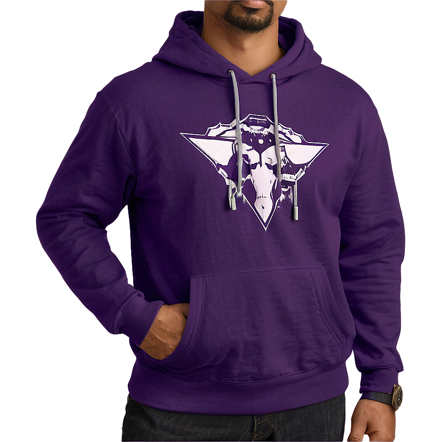 Bold Purple Hoodie Outline Png 06292024 PNG Image