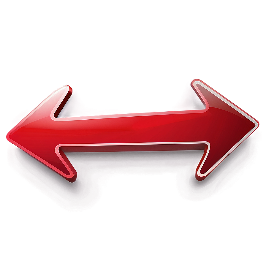 Bold Red Arrow Clipart Png Uvj44 PNG Image