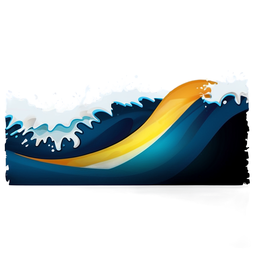 Bold Wave Emoji Png Skm97 PNG Image