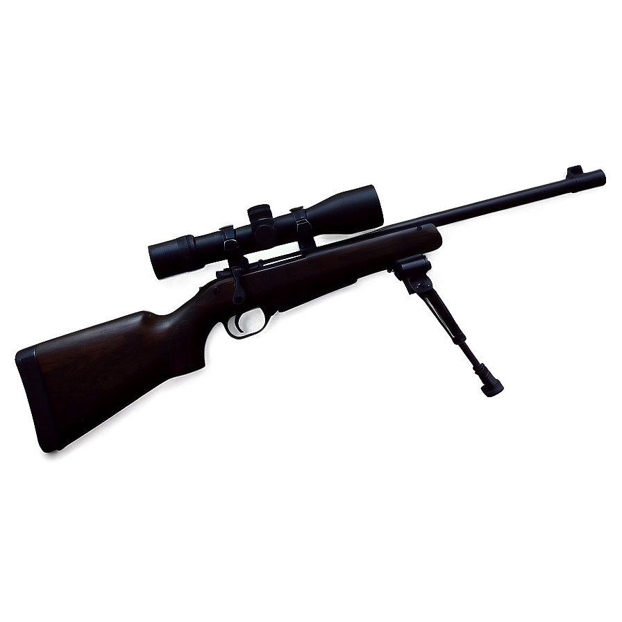 Bolt Action Rifle Silhouette Png 06132024 PNG Image