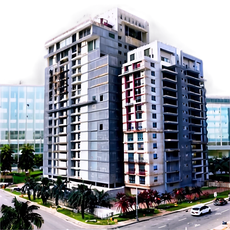 Bombarded City Building Png Ytq94 PNG Image