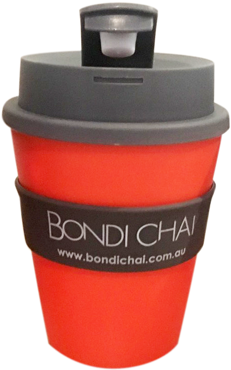 Bondi Chai Branded Travel Cup PNG Image