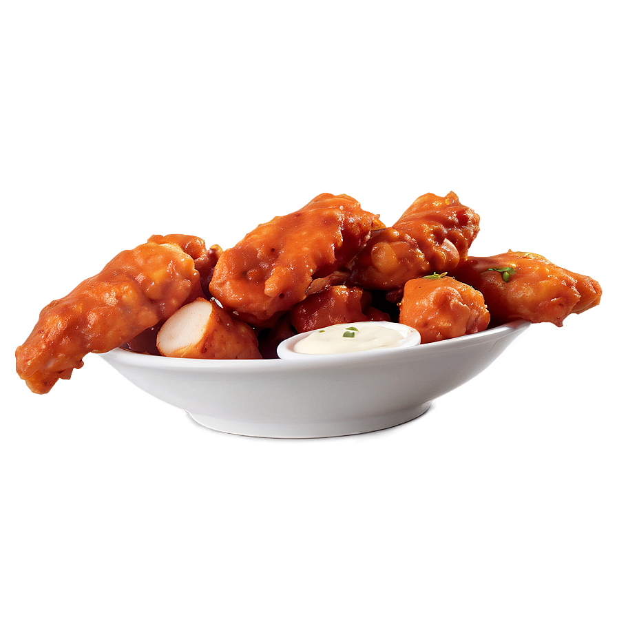 Boneless Buffalo Wings Png 06282024 PNG Image