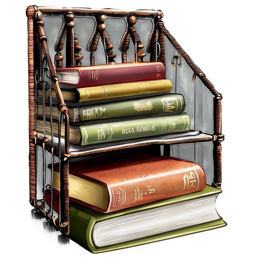 Book Lover's Nook Decor Png Pxw PNG Image