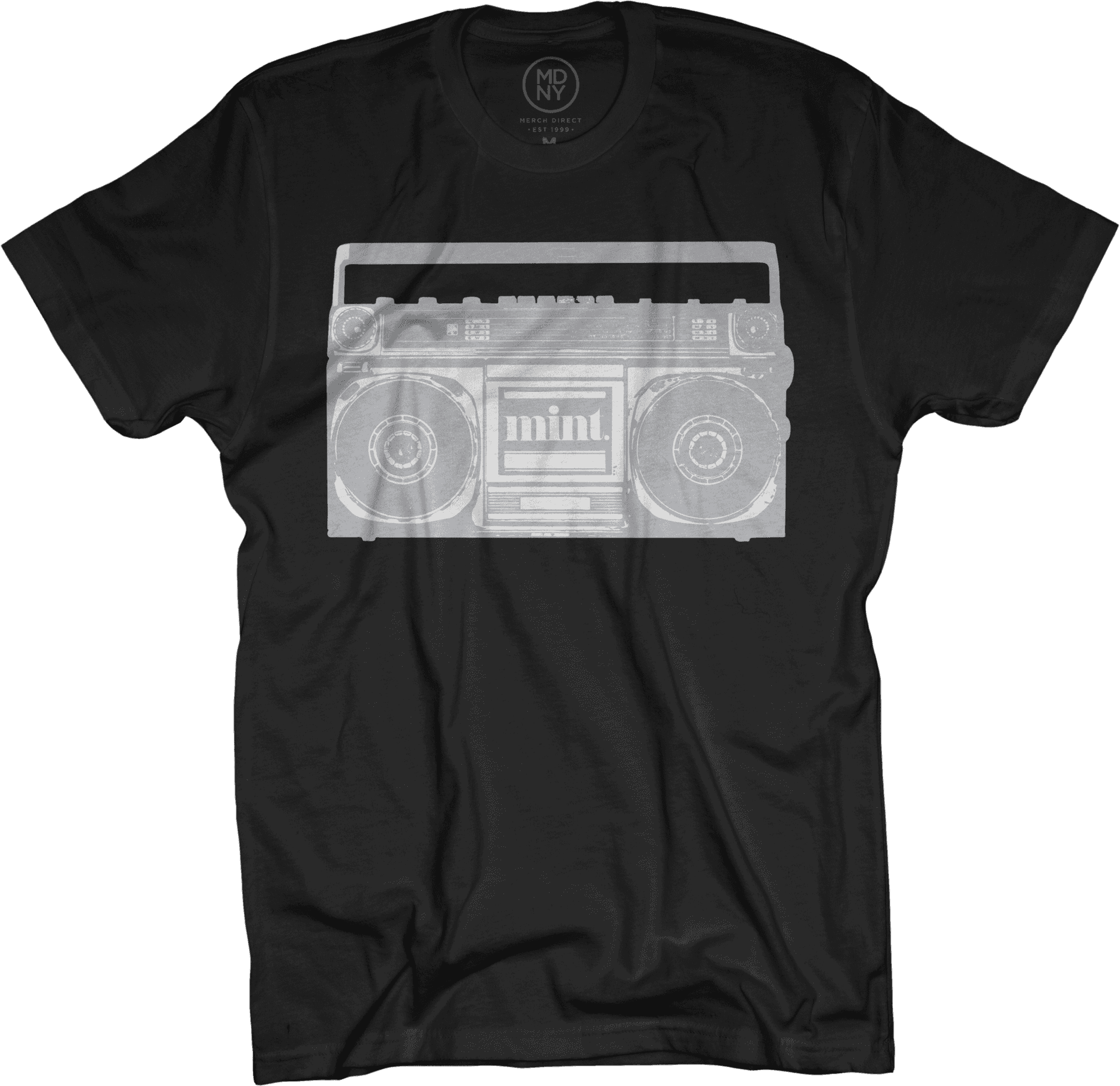 Boombox T Shirt Design PNG Image