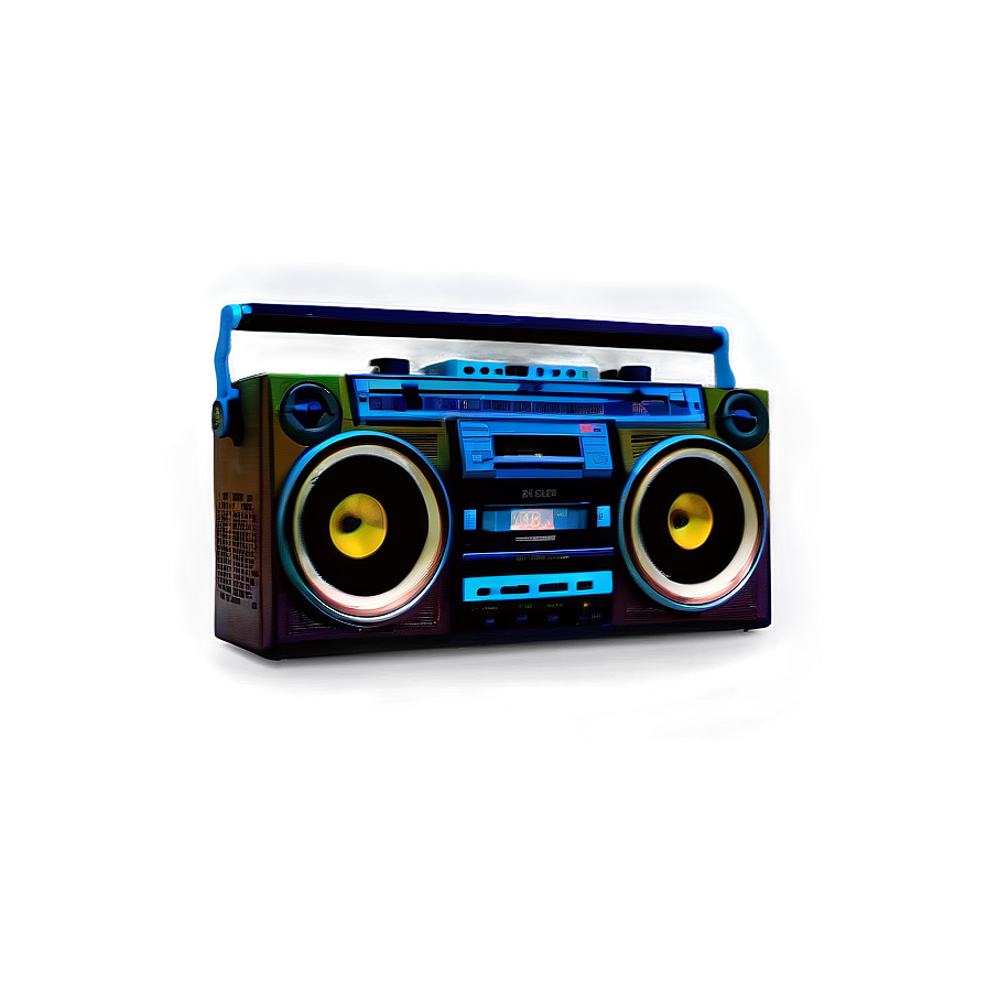 Boombox With Cassette Player Png 05242024 PNG Image