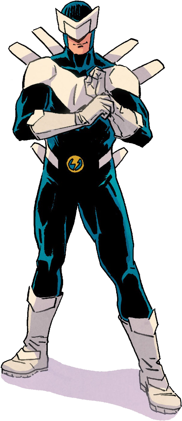 Boomerang Superhero Pose PNG Image