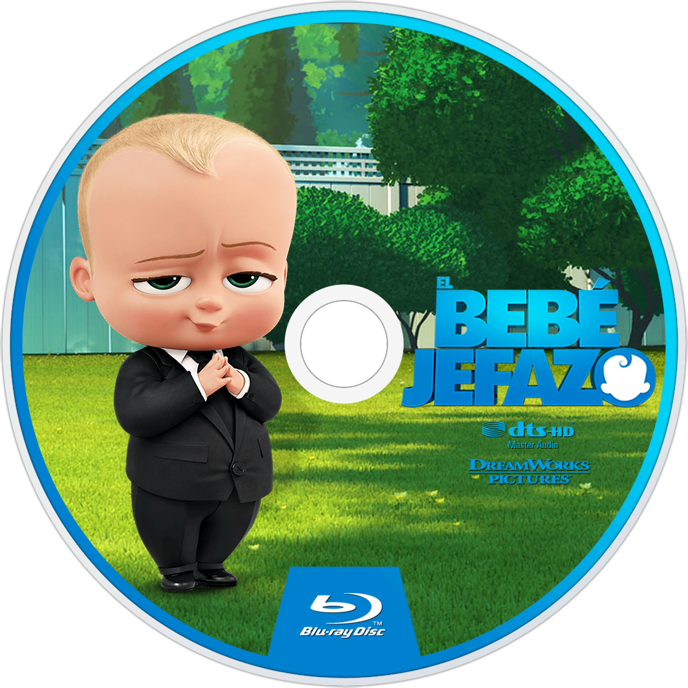 Boss Baby Blu Ray Cover Art PNG Image