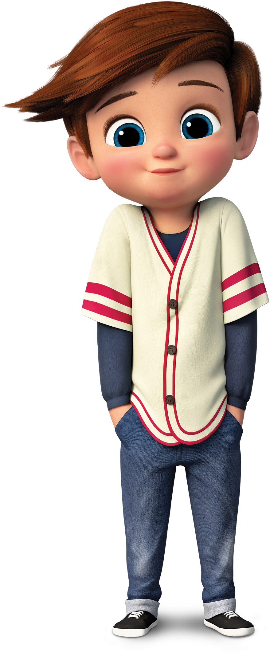 Boss Baby Character Standing PNG Image