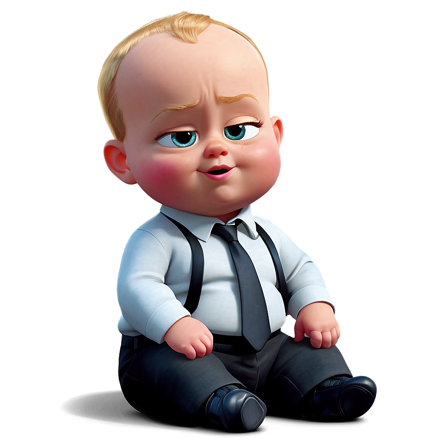 Boss Baby In Office Png Guo PNG Image