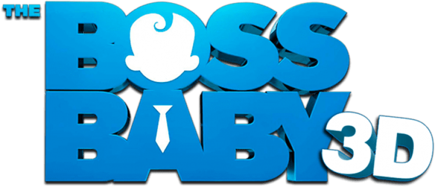 Boss Baby3 D Logo PNG Image