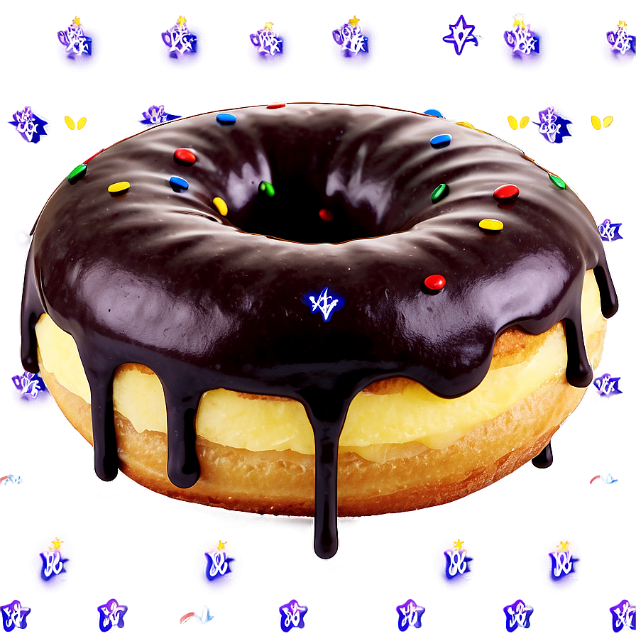 Boston Cream Donut Png Xvi PNG Image