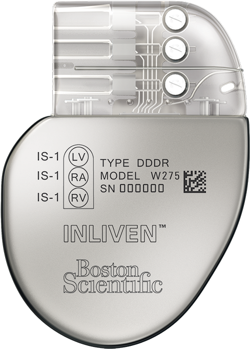 Boston Scientific I N L I V E N Pacemaker Device PNG Image