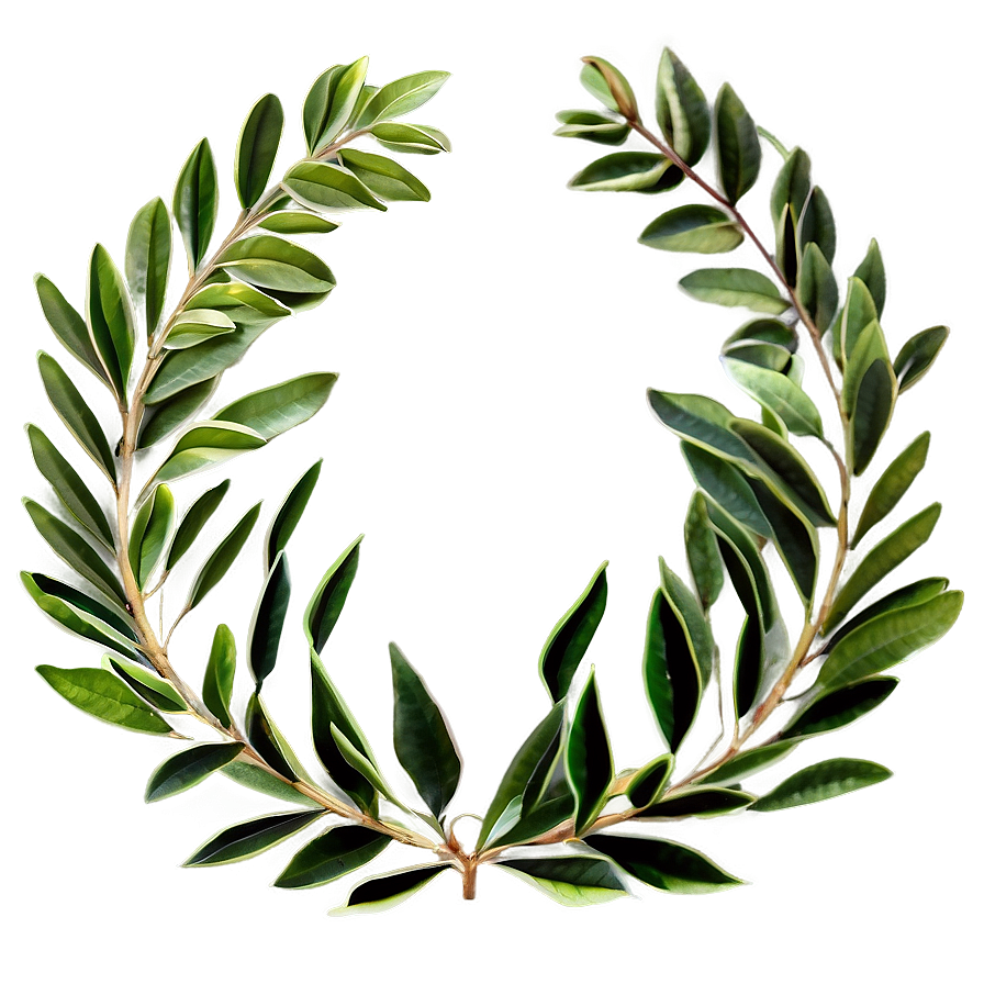 Botanical Laurel Arrangement Png 06262024 PNG Image