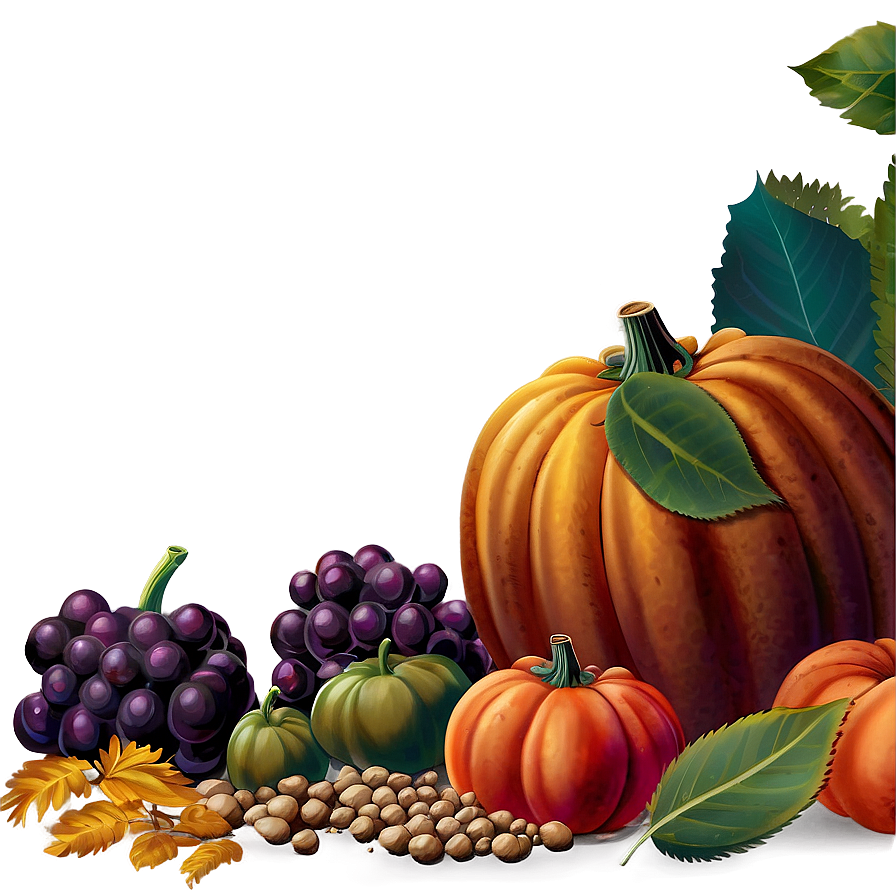 Bountiful Autumn Harvest Png Mdk31 PNG Image