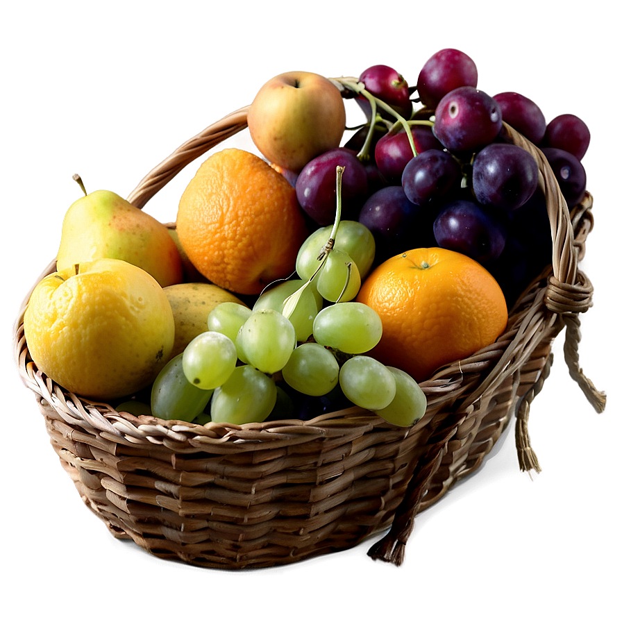 Bountiful Fruits Basket Png Rwv31 PNG Image