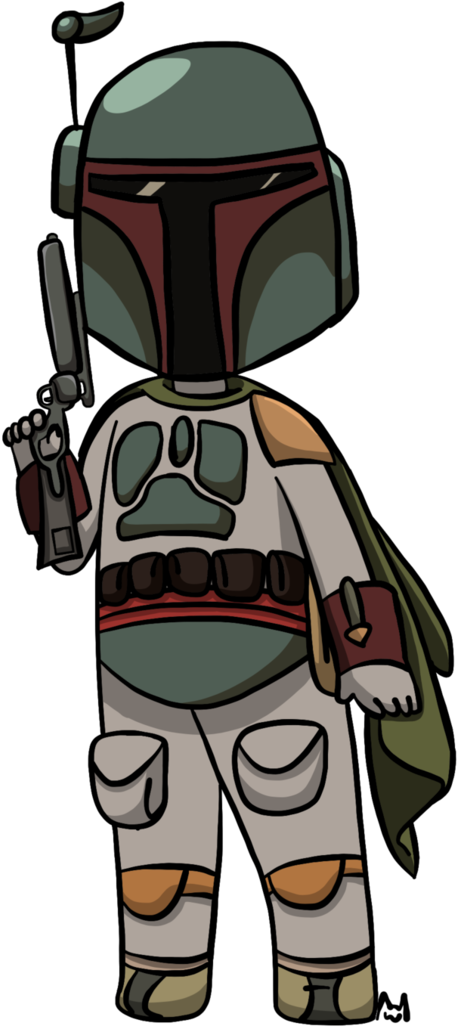 Bounty Hunter Cartoon Illustration PNG Image