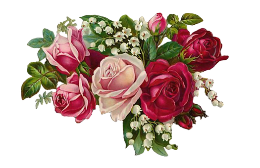 Bouquetof Roses Artwork PNG Image