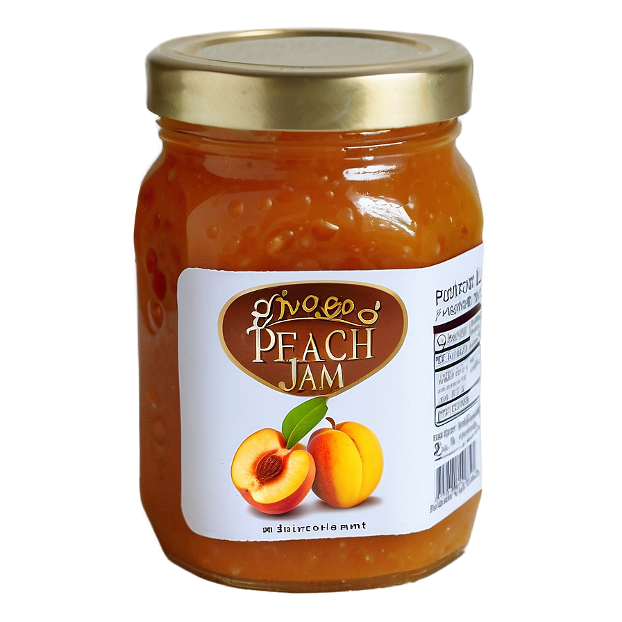 Bourbon Peach Jam Png 06112024 PNG Image