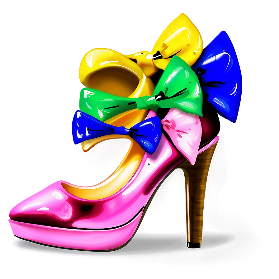 Bow High Heels Png Nbl PNG Image