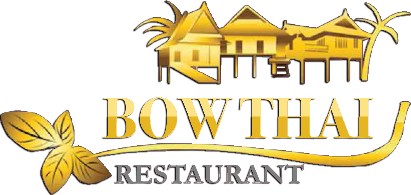 Bow Thai Restaurant Logo PNG Image