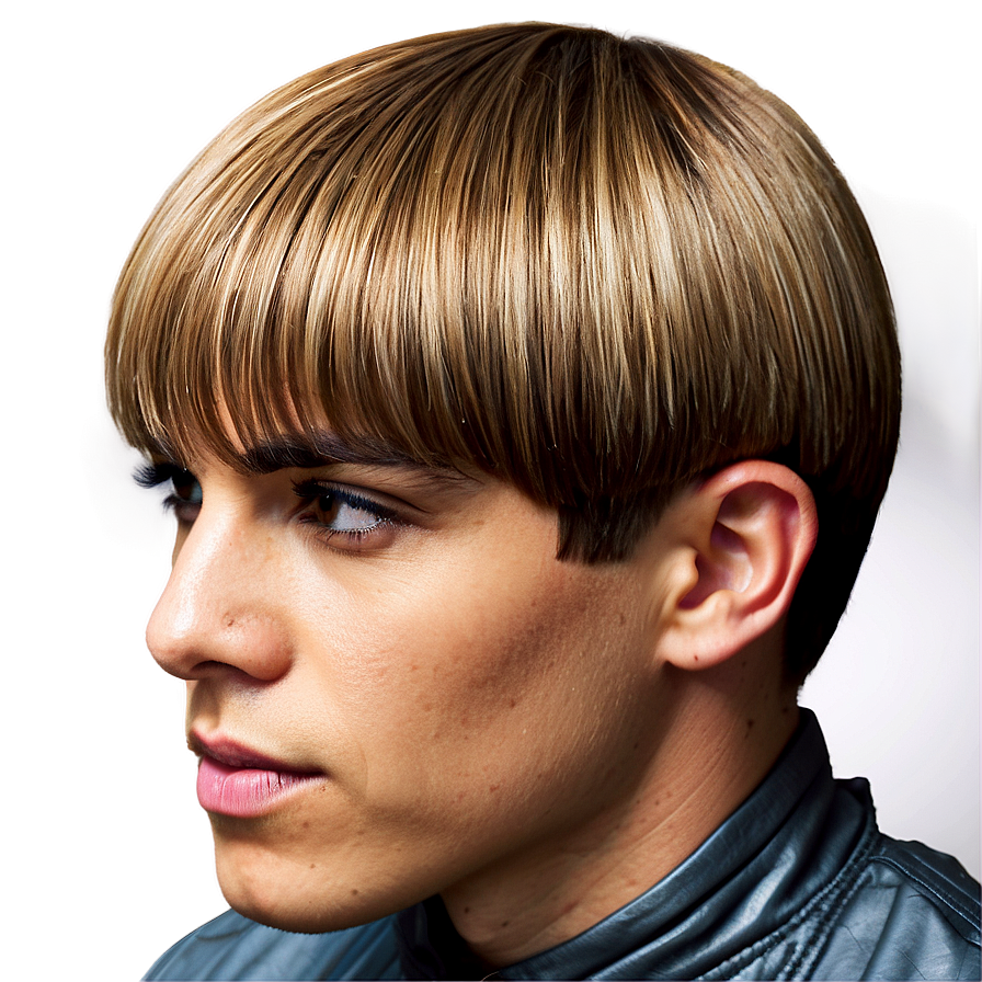 Bowl Cut With Taper Fade Png 06212024 PNG Image