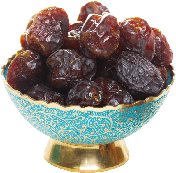 Bowlof Dates Fruit PNG Image