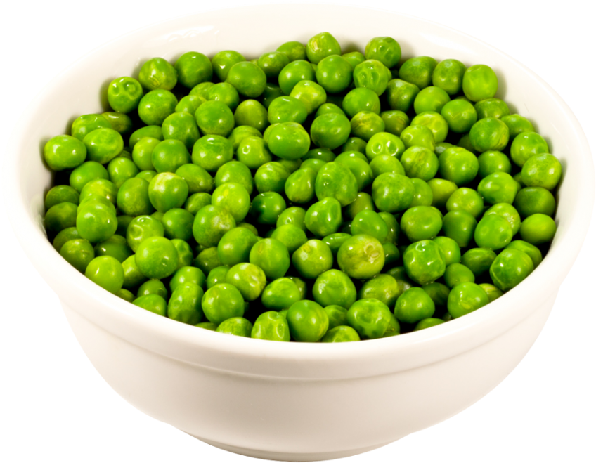 Bowlof Fresh Green Peas PNG Image