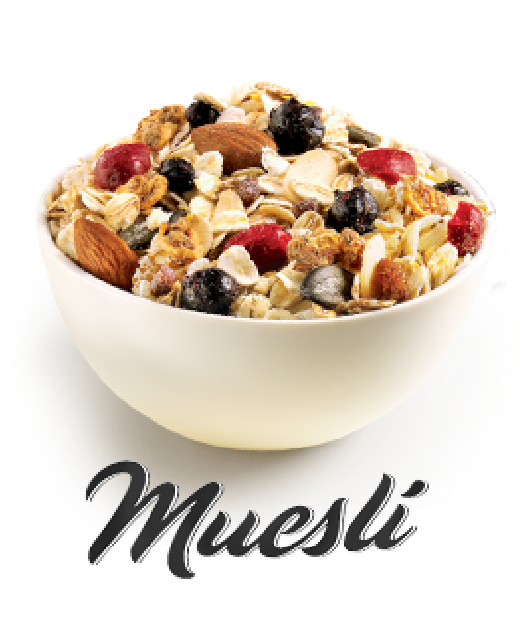 Bowlof Muesliwith Fruitsand Nuts PNG Image