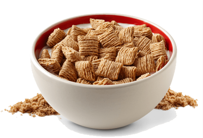 Bowlof Shredded Wheat Cereal PNG Image