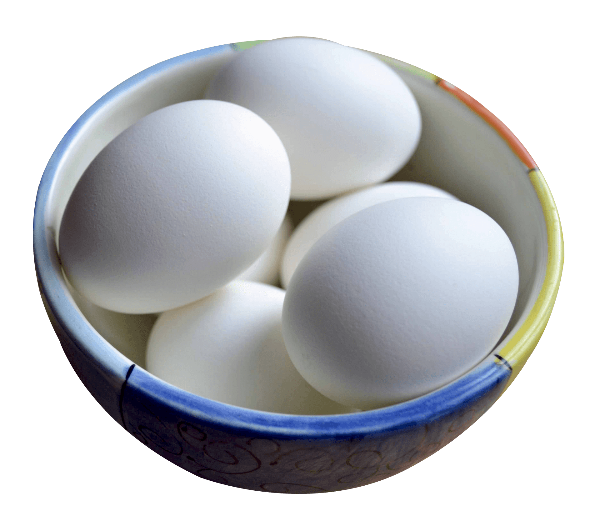 Bowlof White Eggs PNG Image