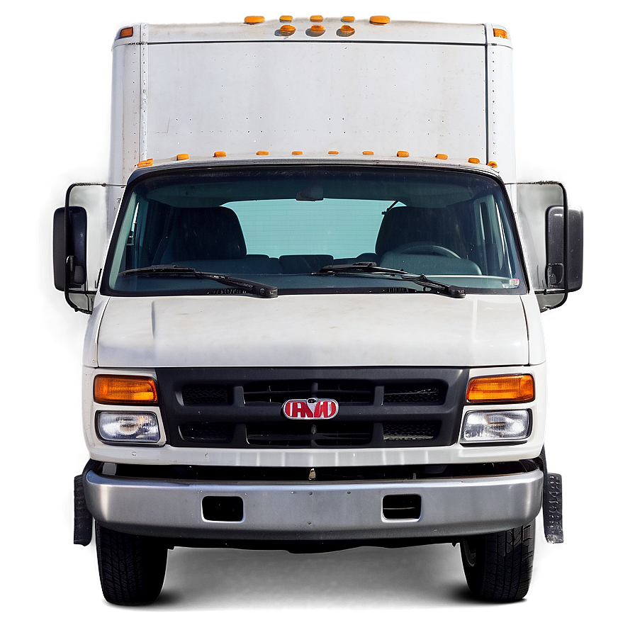 Box Truck Front View Png Bkg4 PNG Image