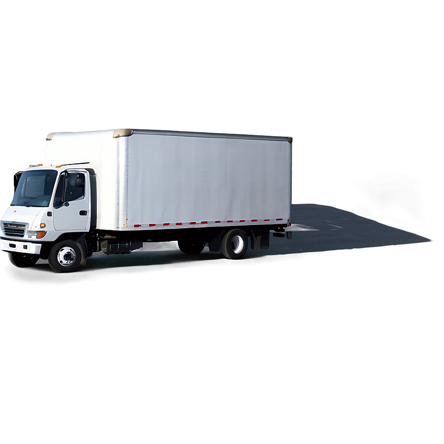 Box Truck On Road Png 5 PNG Image