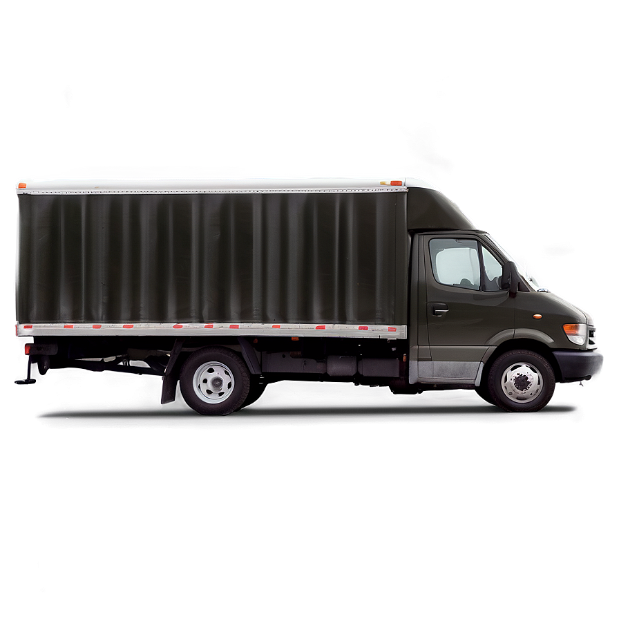 Box Truck Side View Png Can PNG Image