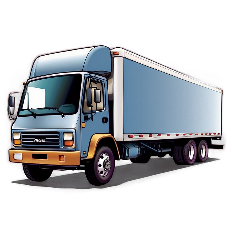 Box Truck Vector Art Png 06132024 PNG Image