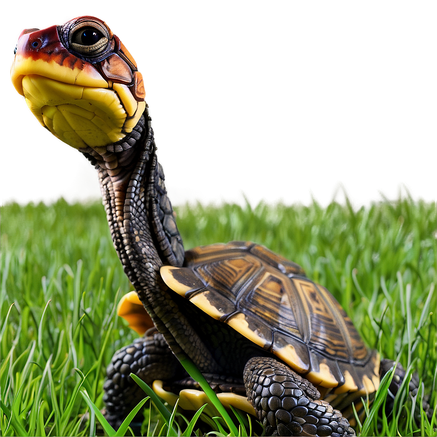 Box Turtle In Grass Png Mmq95 PNG Image