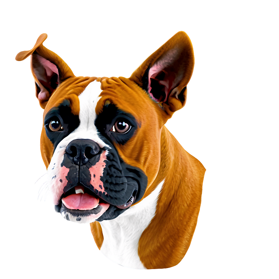 Boxer Dog Head Png Asr87 PNG Image