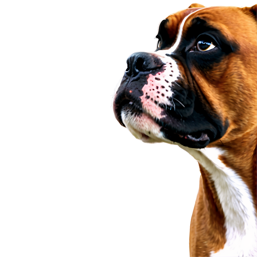 Boxer Dog Headshot Png Mki30 PNG Image