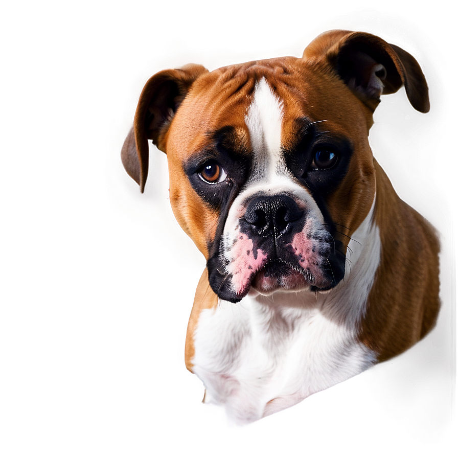 Boxer Dog Headshot Png Pia PNG Image