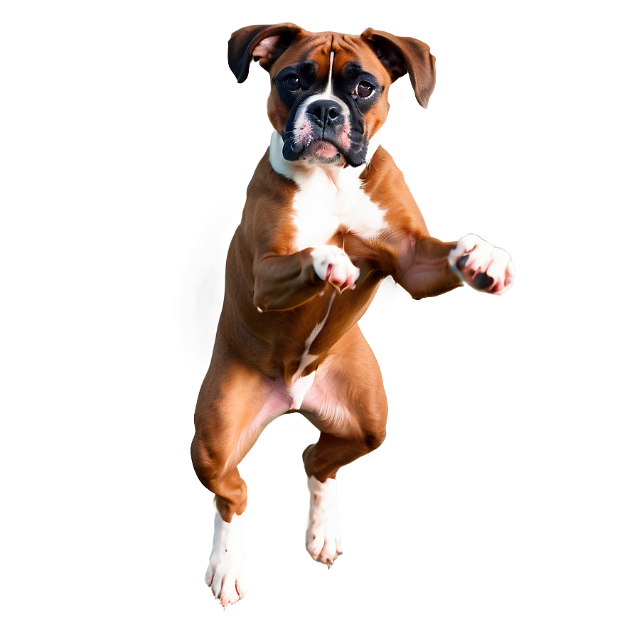 Boxer Dog Jumping Png 34 PNG Image