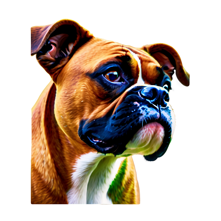 Boxer Dog Sketch Png 06242024 PNG Image