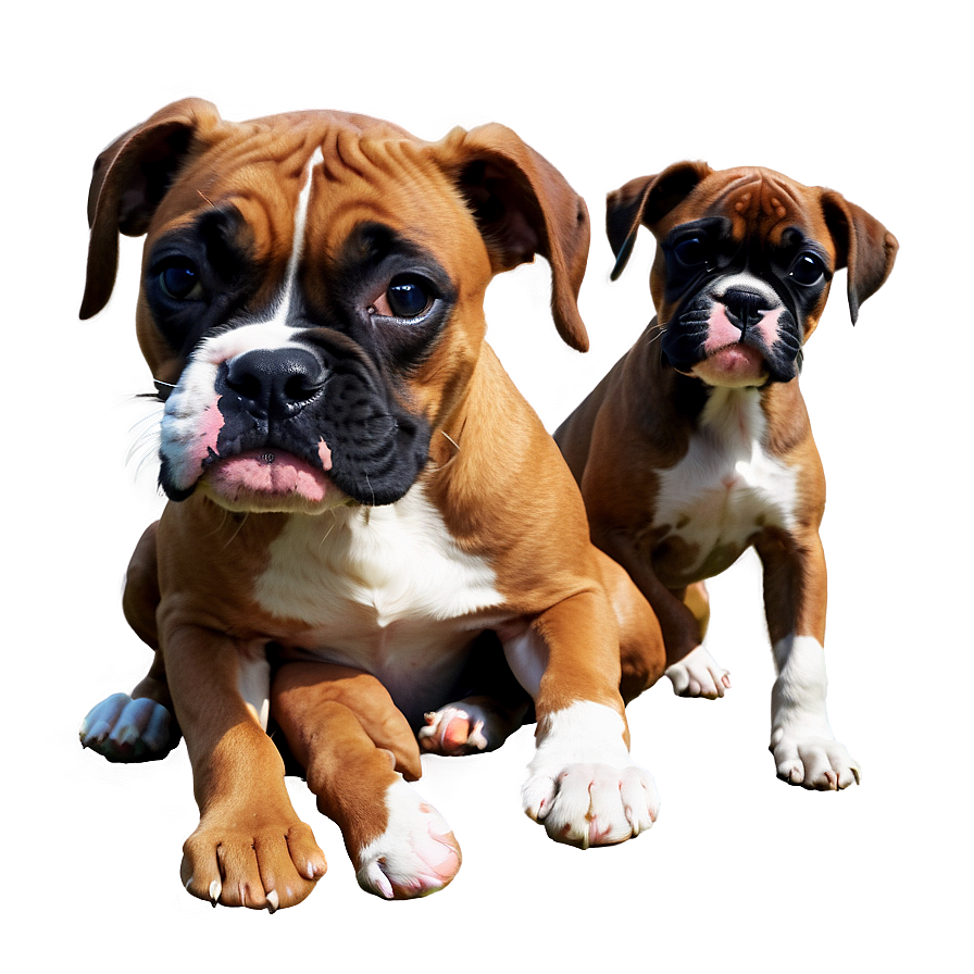 Boxer Dog With Puppies Png 79 PNG Image