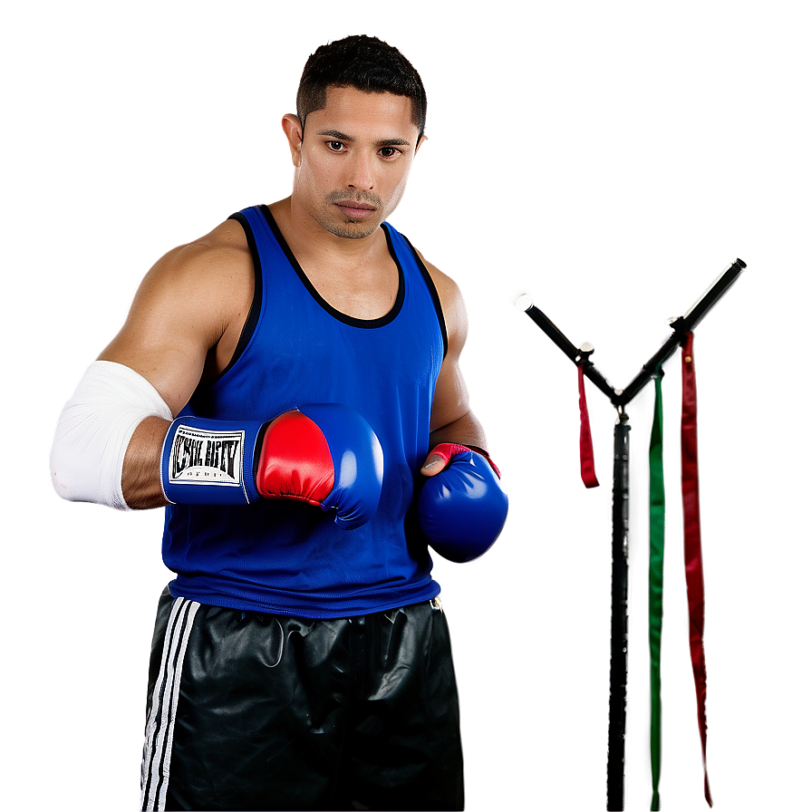 Boxer In Training Gear Png 32 PNG Image