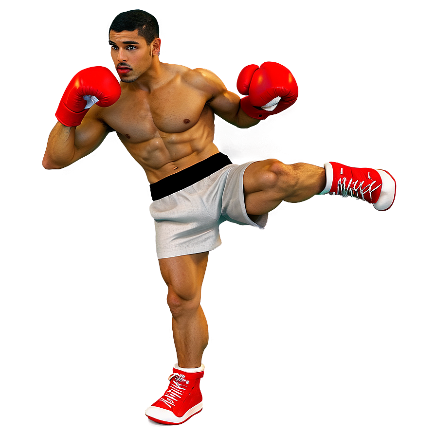 Boxer In Training Gear Png Htb PNG Image