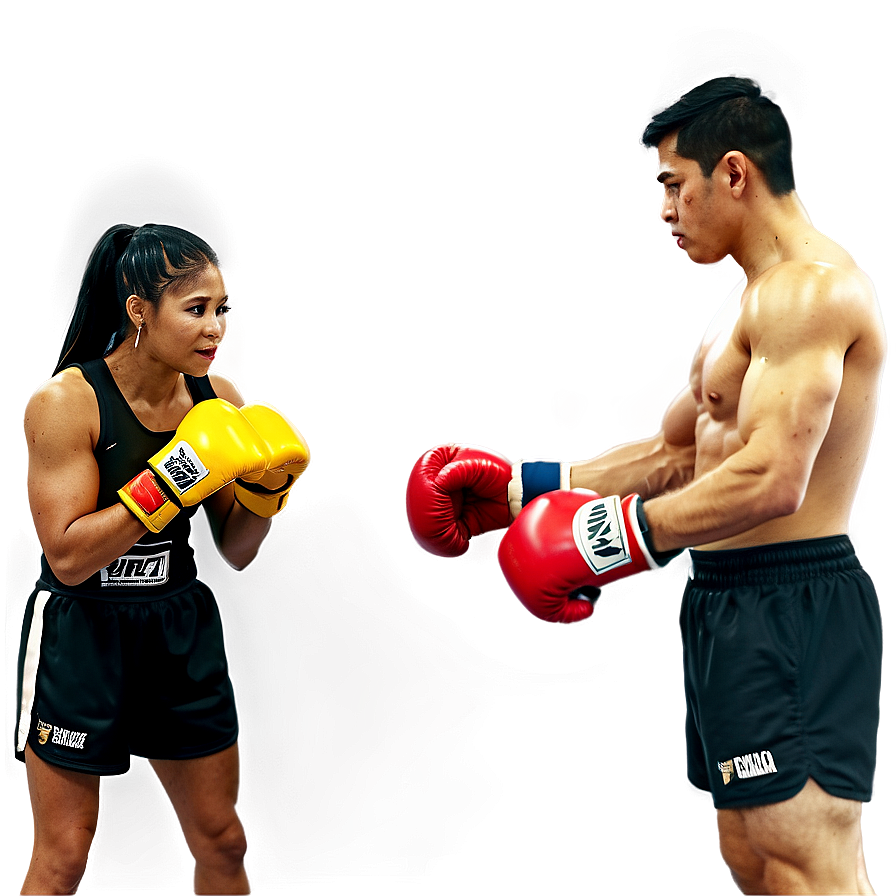 Boxer Training With Coach Png 06242024 PNG Image