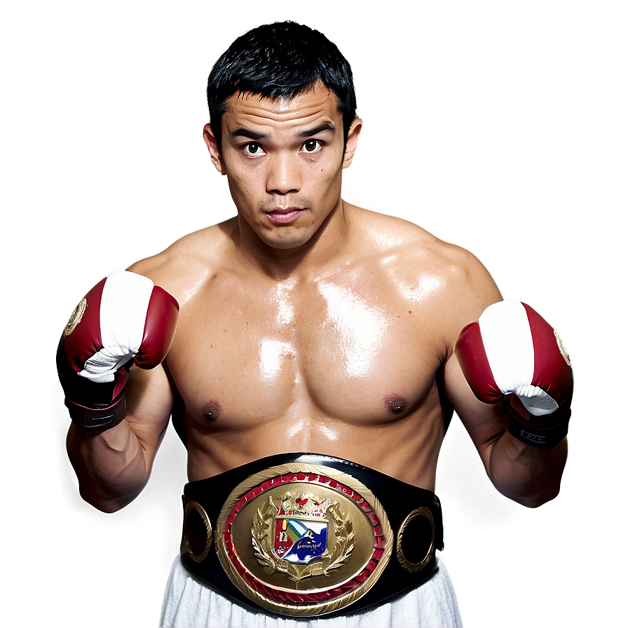 Boxer With Championship Belt Png 06242024 PNG Image