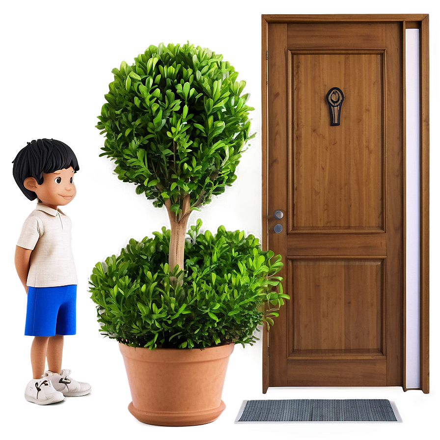 Boxwood Entryway Png Tdk PNG Image