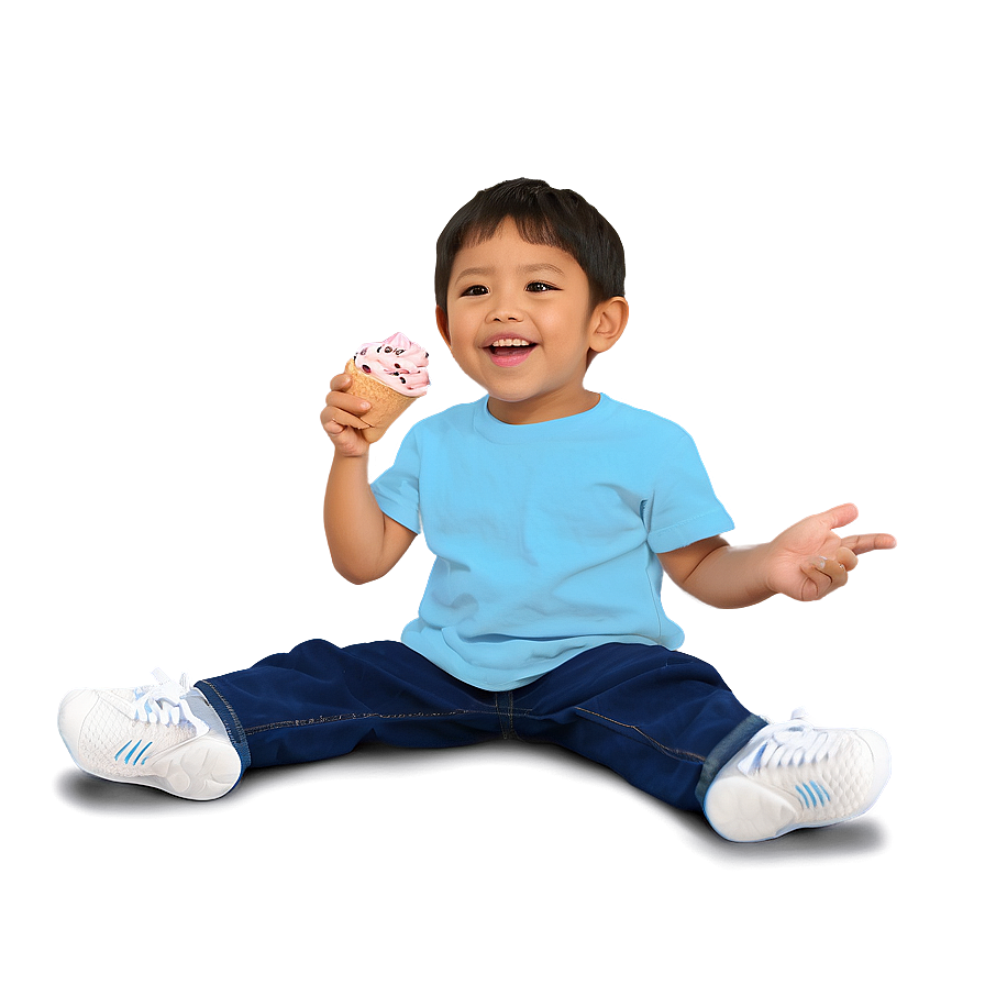 Boy Eating Ice Cream Png Kmu88 PNG Image