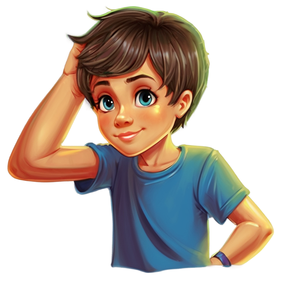 Boy Hair Illustration Png 06282024 PNG Image