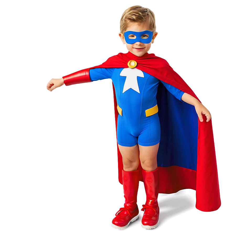 Boy In Superhero Cape Png 05212024 PNG Image